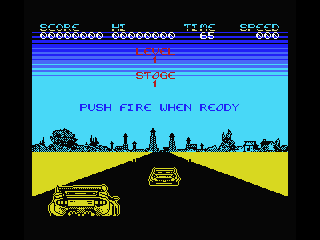 Crazy Cars screenshot 4 for MSX